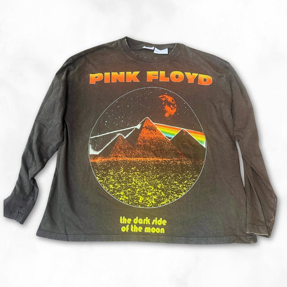 Pink Floyd 🎸 x Zara Band Tee Vintage Long Sleeve | Kids Size 9-10 EUC